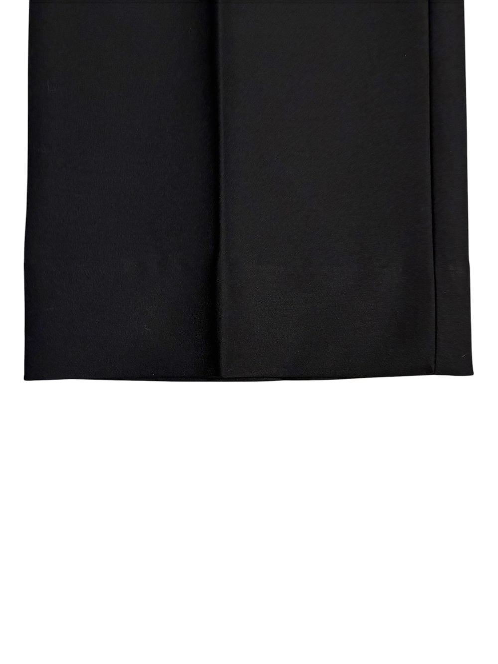 Chloé Black Wool Silk Wide Leg Tailored Trousers Made France FR 40 US 8 - Picture 6 of 12